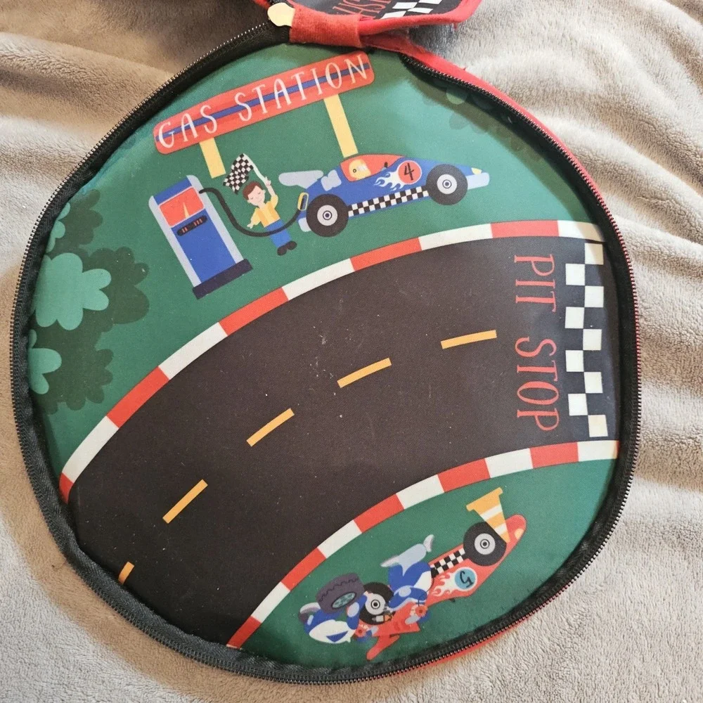 Mud Pie Children Car Carrier Case Tire Boy Cars